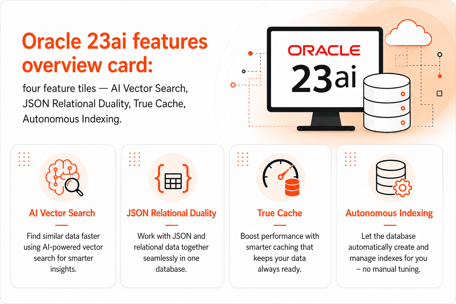 Oracle 23ai new features enterprise overview
