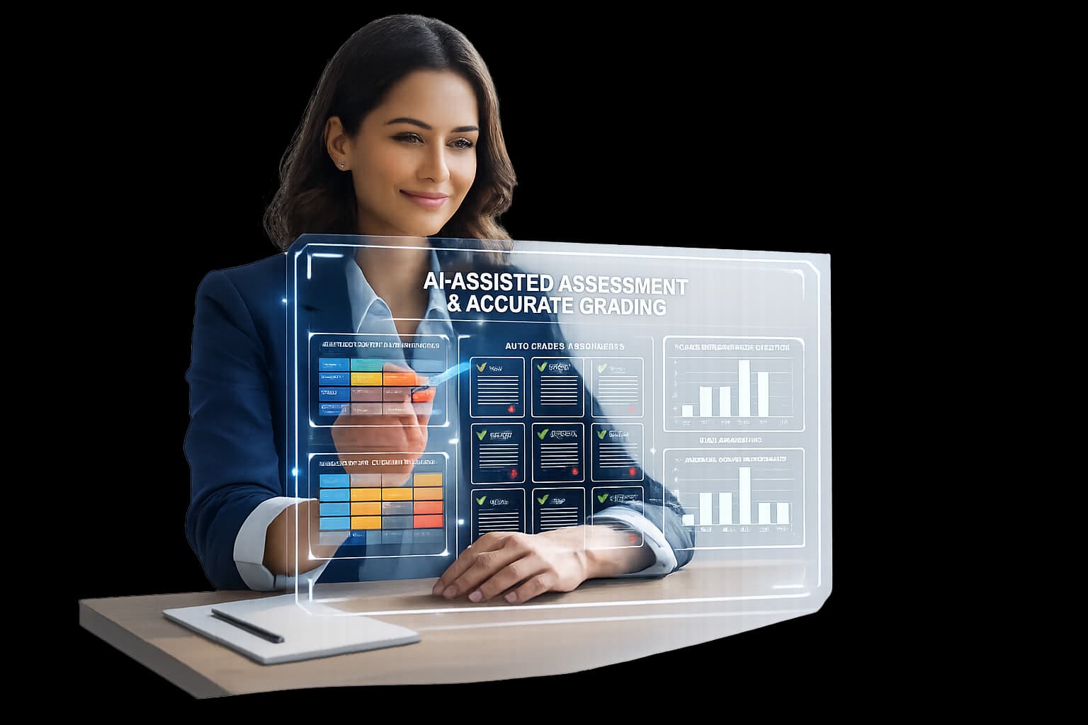AI-assisted assessment and accurate grading dashboard