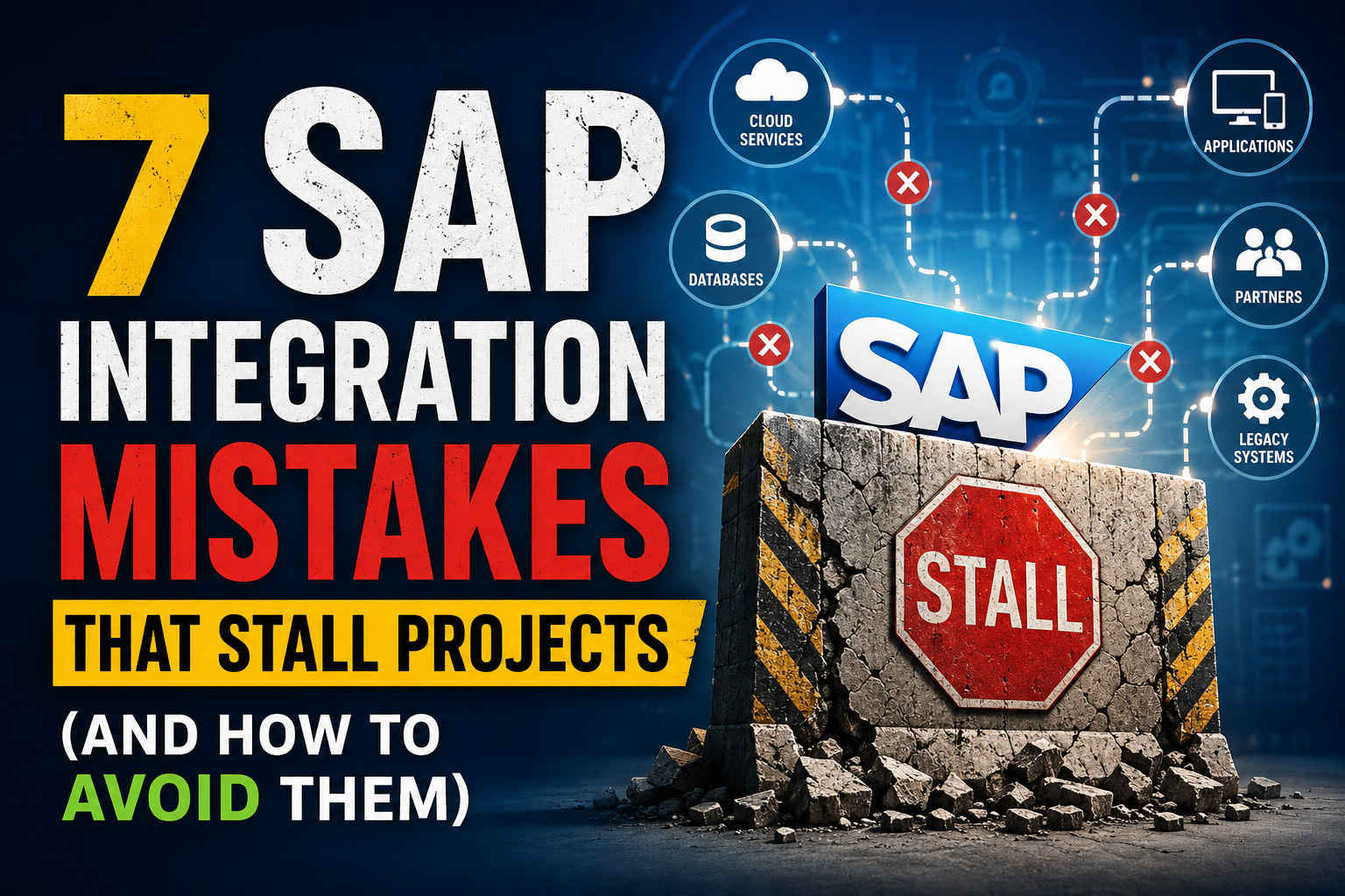 7 SAP Integration Mistakes That Stall Projects — And How Experienced Teams Avoid Every One